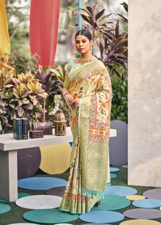 Shangrila Aaradhya Digital 2 Heavy Organza Fancy Festive Wear Designer Saree Collection